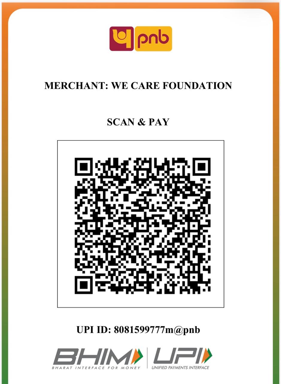 We Care Foundation QR Code